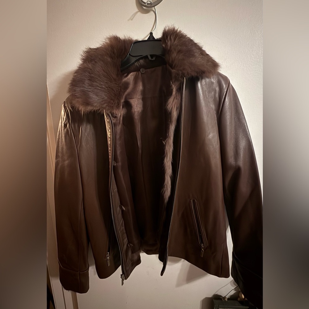 Women’s Brown Leather Jacket